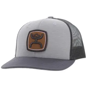 HOOey Light Grey & Grey Zenith Snapback Cap