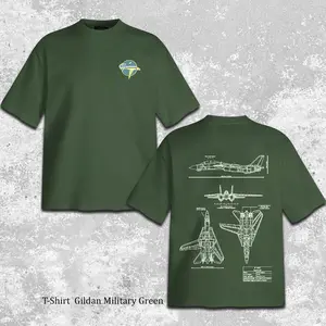 F14D Tomcat Blueprint Grumman T-Shirt Military Jet Schematic Tee, Fighter Aircraft Diagram Shirt,  Aviation Lover Gift, US Air Force Inspired Graphic Tee, Pilot Nerd Engineering Style, Vintage Tech Drawing, Aerospace Streetwear Unisex Tee