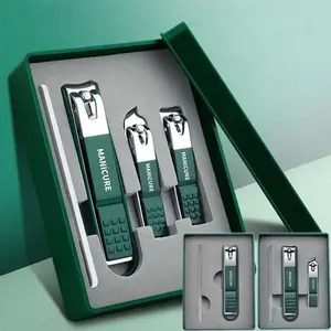 [Dealsforyoudays] Travel Manicure Set with Box & Portable Professional Personal Care Nail Clipper Kit for Men and Women & Cuticle Pusher Tool Valentine's Day Gift for Men Nails & TikTokShopSummerTurnUp