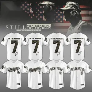 Men's Fashion ALL TEAM x Wallen Still Problem Tour Jersey gift for true fans