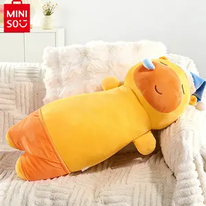 Capybara Plush Pillow Snoring Long Body Pillow Cute Stuffed Animal Soft Sleep Cushion Comfort Toy Gift For Living Bed room