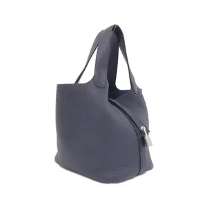 Pre-owned HERMÈS Calfskin Shoulder Bags Picotin Lock PM Taurillon Clemence Bag