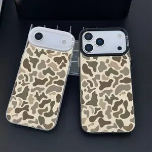 Vintage Sitka Camo Shockproof Phone Case with MagSafe Compatibility for iPhone 17 16 15 14 13 12 11 X XR 8 7 Pro Max Plus Air 17E and Samsung Galaxy S24 S23 S22 S21 Protective Cover