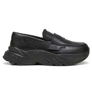 PUMA Womens Loafyr Slip On  Casual - Black
