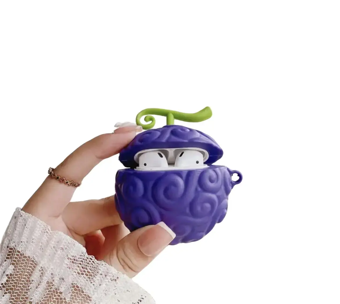 Earphone case "Demon fruit" One Piece for Airpods 1 & 2 Earphone case "Demon fruit" One Piece for Airpods 1 & 2