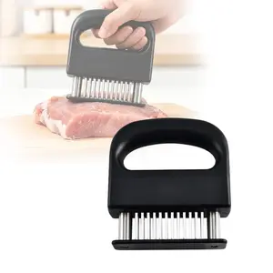 Meat Tenderizer 48 Blade Stainless Steel Needle Tool, Beef Chicken Steak Tenderizer, Kitchen BBQ Cooking Manual Meat Tenderizing Tool