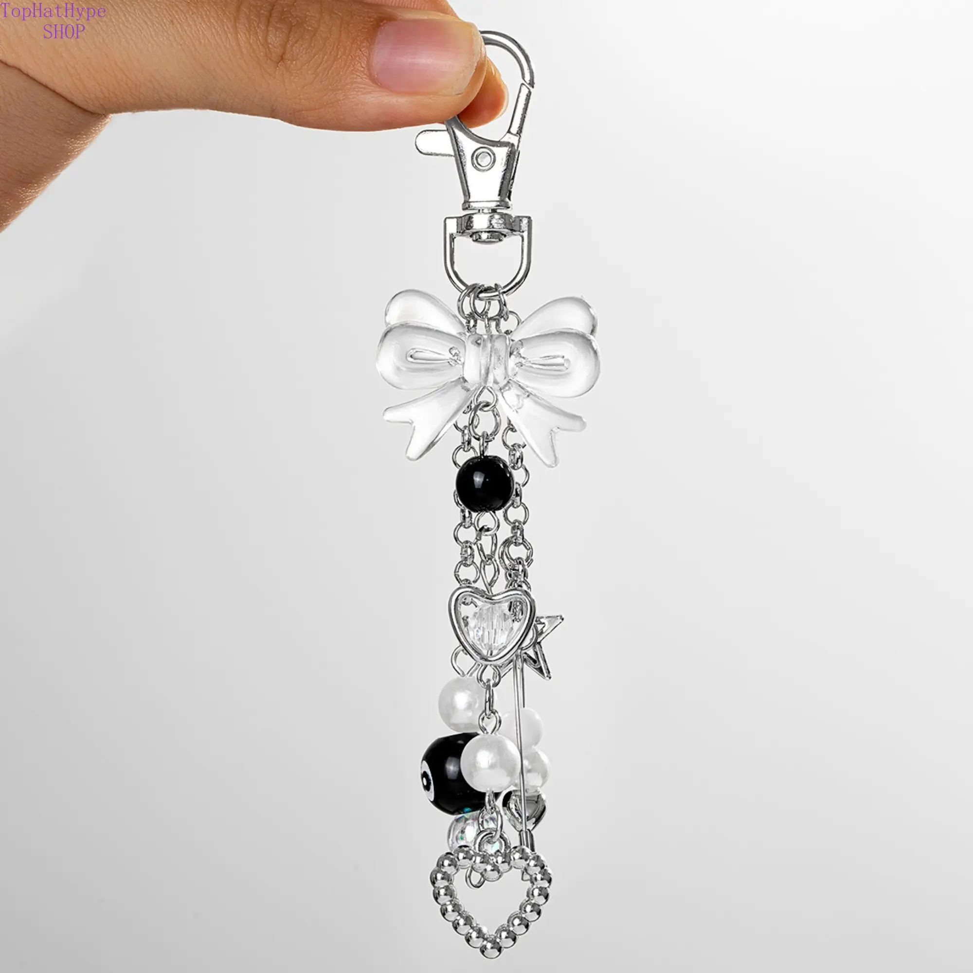 Punk Style Keychain - Cute Bag Charm, All-Match Trendy Keyring for Men, Keychain for Car Keys, Ideal Birthday Gift Accessory, Cute Keychains