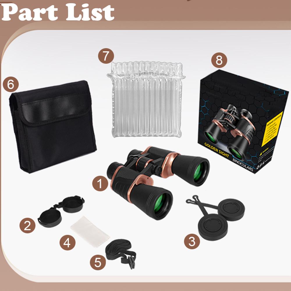 22x50 Binoculars for Adults with High Magnification for Bird Watching Travel & Sports Events Carrying Bag Included