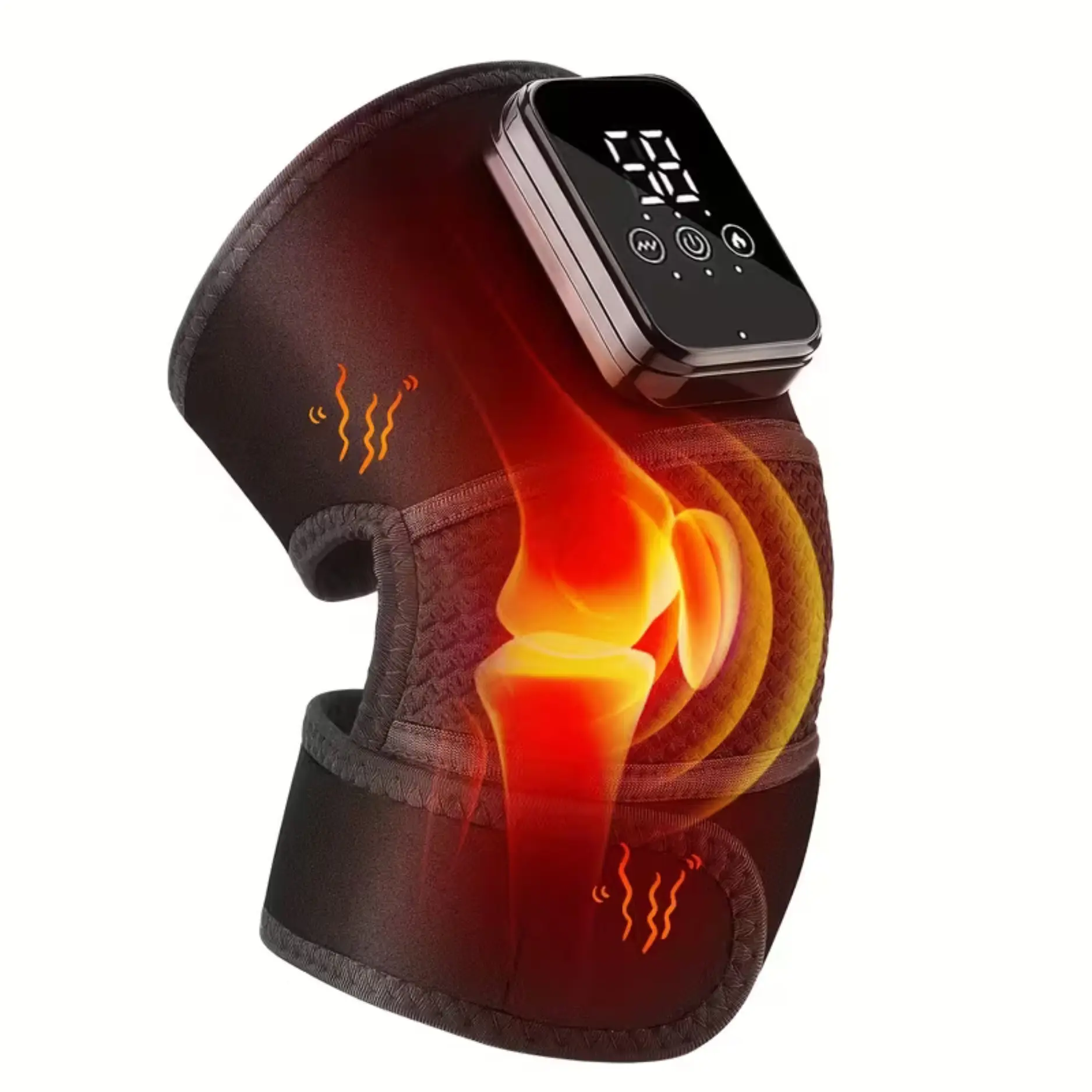 Heated Knee Massager | Wireless 3-in-1 Knee, Shoulder & Elbow Heating Pad with Vibration | Portable Pain Relief | 3800mAh Rechargeable - TikTok Shop Heated Knee Massager | Wireless 3-in-1 Knee, Shoulder & Elbow Heating Pad with Vibration | Portable Pain Relief | 3800mAh Rechargeable - TikTok Shop
