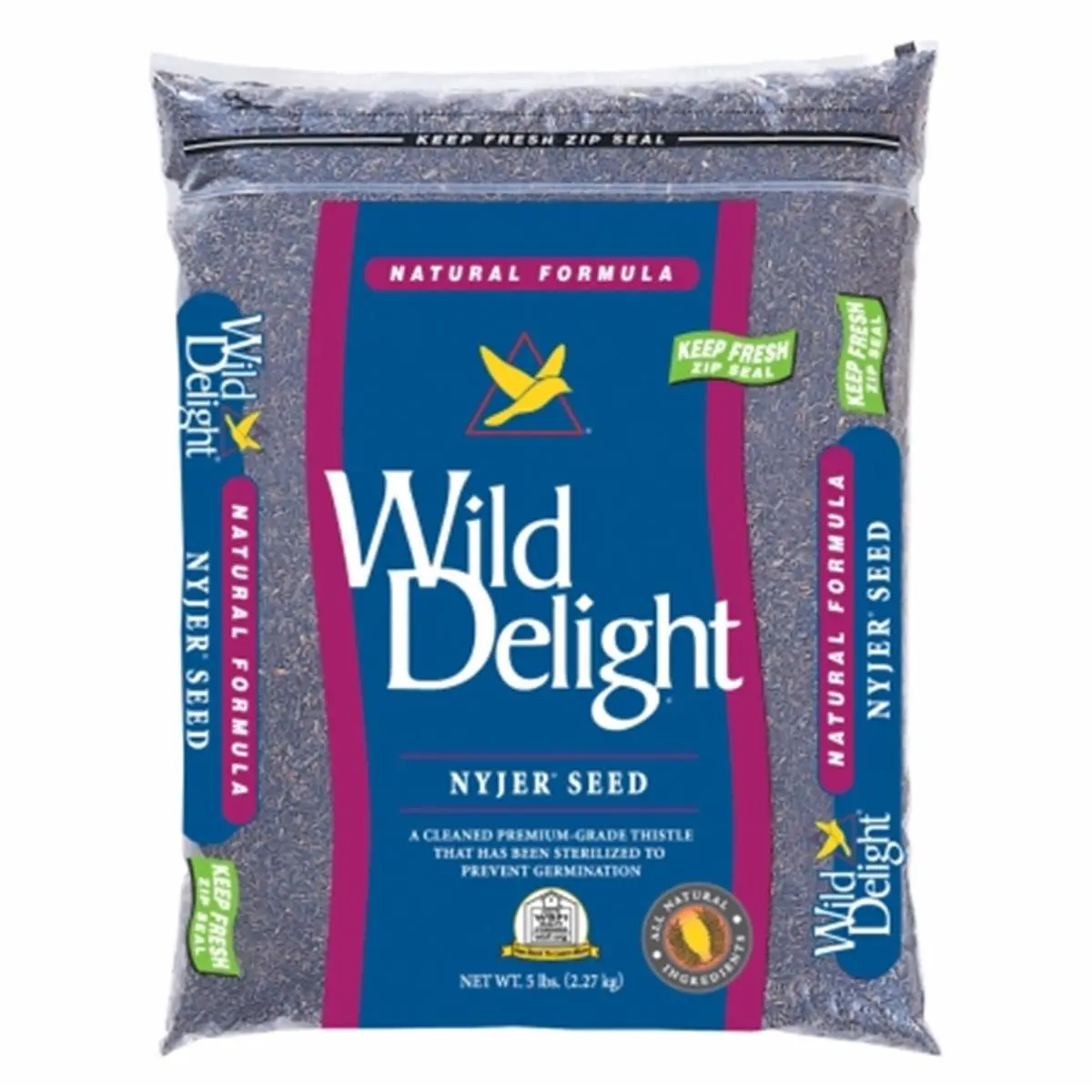 212 MAIN Wild Delight High-Protein Cleaned Seed, Finch Food for Bird Feeding