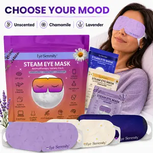Eye Serenity Steam Eye Mask Variety Pack - Unscented, Chamomile, Lavender