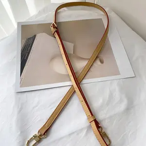 1pc Adjustable Classic Solid Color Bag Strap Replacement, Light Brown, Dry Clean, for Handbags and Purses