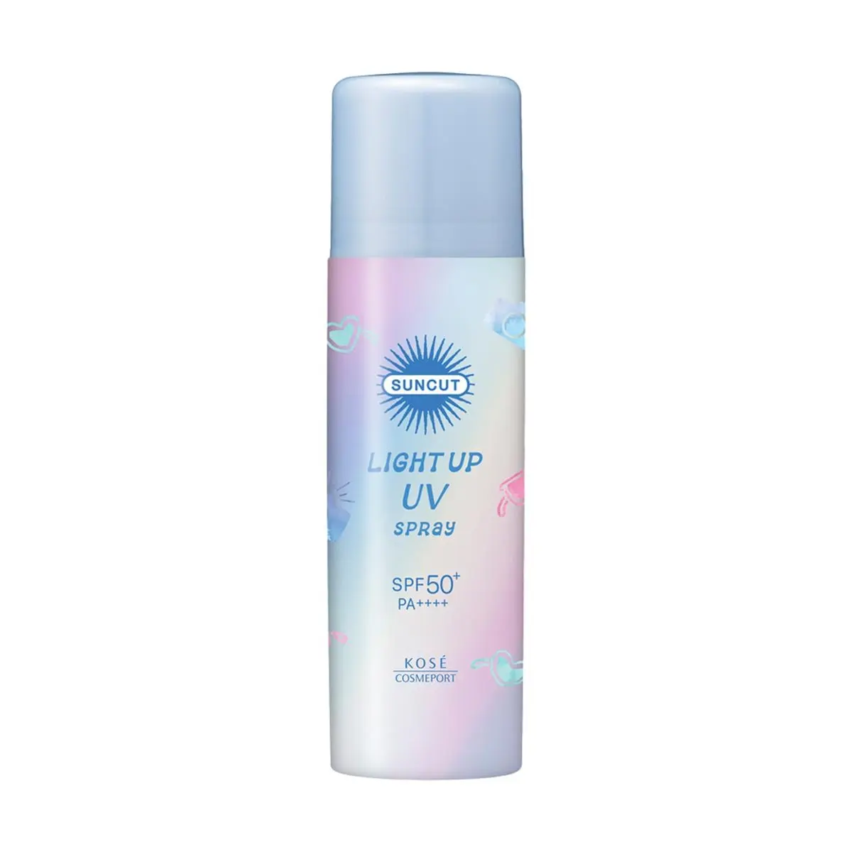 KOSE SUNCUT UV Cut Spray 60g SPF50+ PA++++,  & , Invisible Finish, Non-Sticky, Full Body Sunscreen for Face & Makeup Refresh