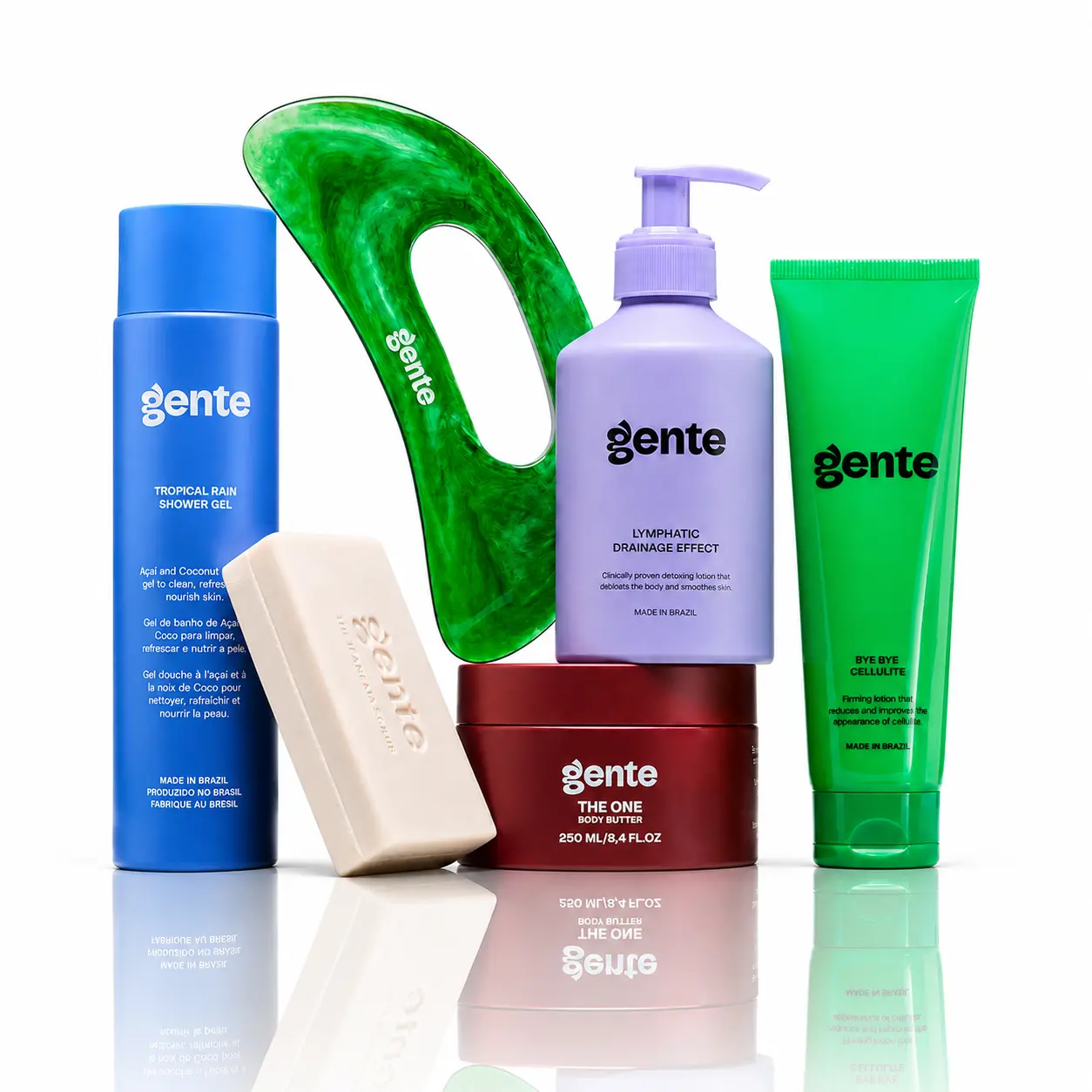 Gente Beauty | Body Care Revolution Ritual - 6-Piece Brazilian Skincare Set