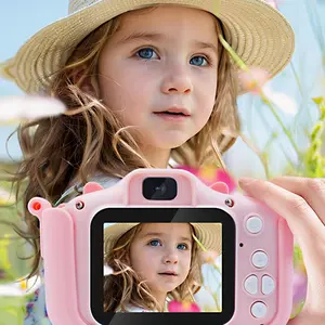 Mini Digital Camera Toy, USB Rechargeable HD Camera Toy, Front & Rear Dual Camera Digital Camera Toy, Ideal Gift