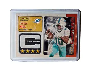 Tyreek Hill 2024 Panini Captains NFL #18 Card Miami Dolphins 1/351