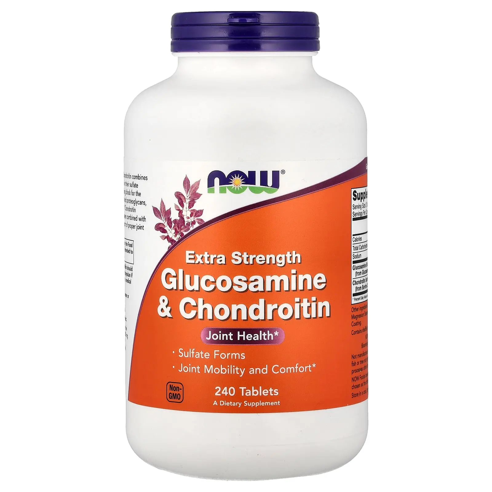 NOW Foods Glucosamine & Chondroitin, 240 Tablets | HSA/FSA Eligible