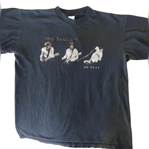 Jeff Buckley So Real 1994 Tour Black Tshirt Cotton Tee One Style