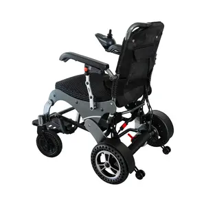 Electric Wheelchair Foldable Lightweight Electric Wheelchairs for Adults, Foldable Power Wheelchair with Joystick and 20AH Lithium Battery Long Range, Heavy Duty Motorized Wheelchair for Disabled Adults Indoor Outdoor