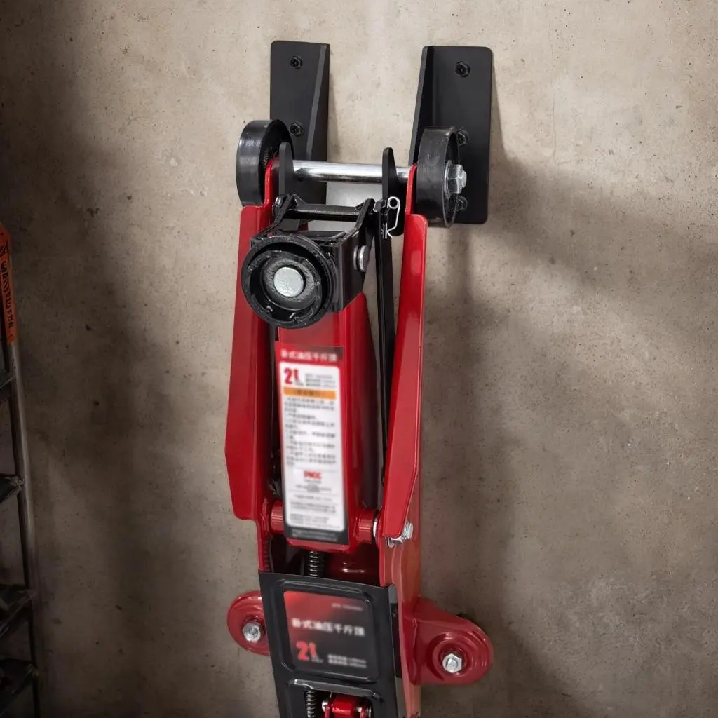Floor Jack Storage Rack, Wall Mounted Jack Stand, Car Hydraulic Jack Holder, Tool Organizer, Tool Rack & Bar for Home & Garage Tool Organizer, Construction Tool Organizer, Tool Storage Racks