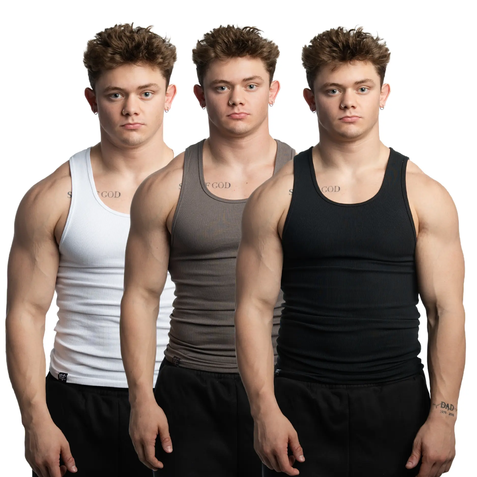 3pk Variety (Black, White, Shadow)