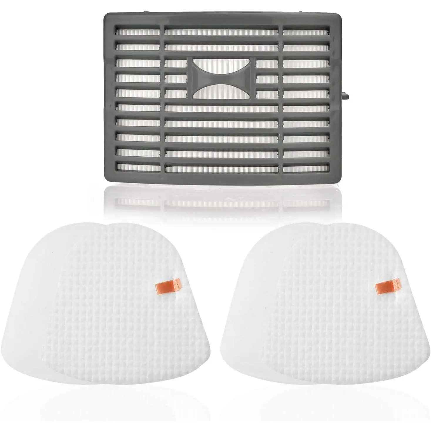 Filter Replacement for Shark Navigator NV586 NV581 NV581Q NV585 NV580  Lift  DLX Upright Vacuum, 1 HEPA  Filter +2  & Felt Filters, Compare to Part # XFFT580 & XHEP580