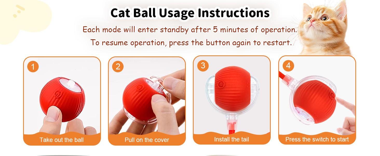 PetPulse Interactive Dog Cat Toys Durable USB Rechargeable Automatic Rolling Ball with Obstacle Avoidance for Small Medium Large Pets
