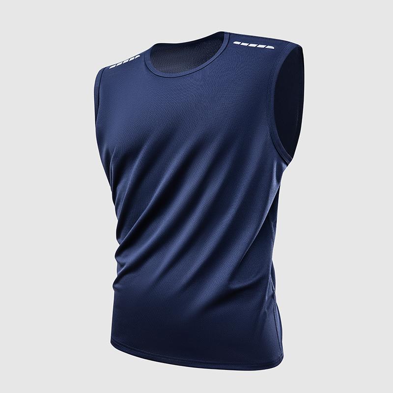 Men’s multi-pack casual tank tops available in multiple colors with a patchwork design. Made from smooth, comfortable, soft, warm fabric with reflective stripes for added visibility. Loose, fashionable, trendy sleeveless tank tops suitable for summer wear