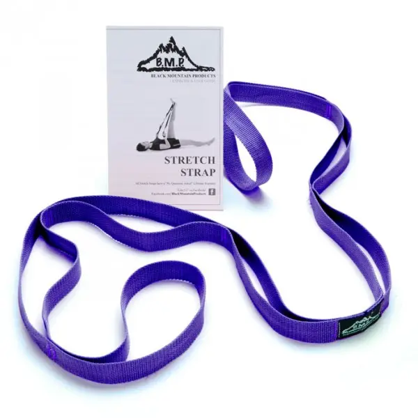 Black Mountain Products Stretch Strap Blue Blue Stretch Strap, Stretching Device, Back Stretching Device