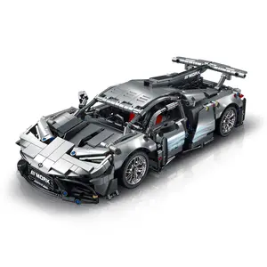 1:14 Sports Car Technology Model Kit, MOC Blocks Building Blocks Kit, Birthday Gift and Car Enthusiast Puzzle, Ideal Gift for Young Car Enthusiasts