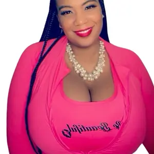 Plus Size Athleisure Set Sports Bra & Long Sleeve Quarter Zip Pullover in Barbie Pink for Comfortable Wear with Motivational Quote Be Beautiful Inscribed