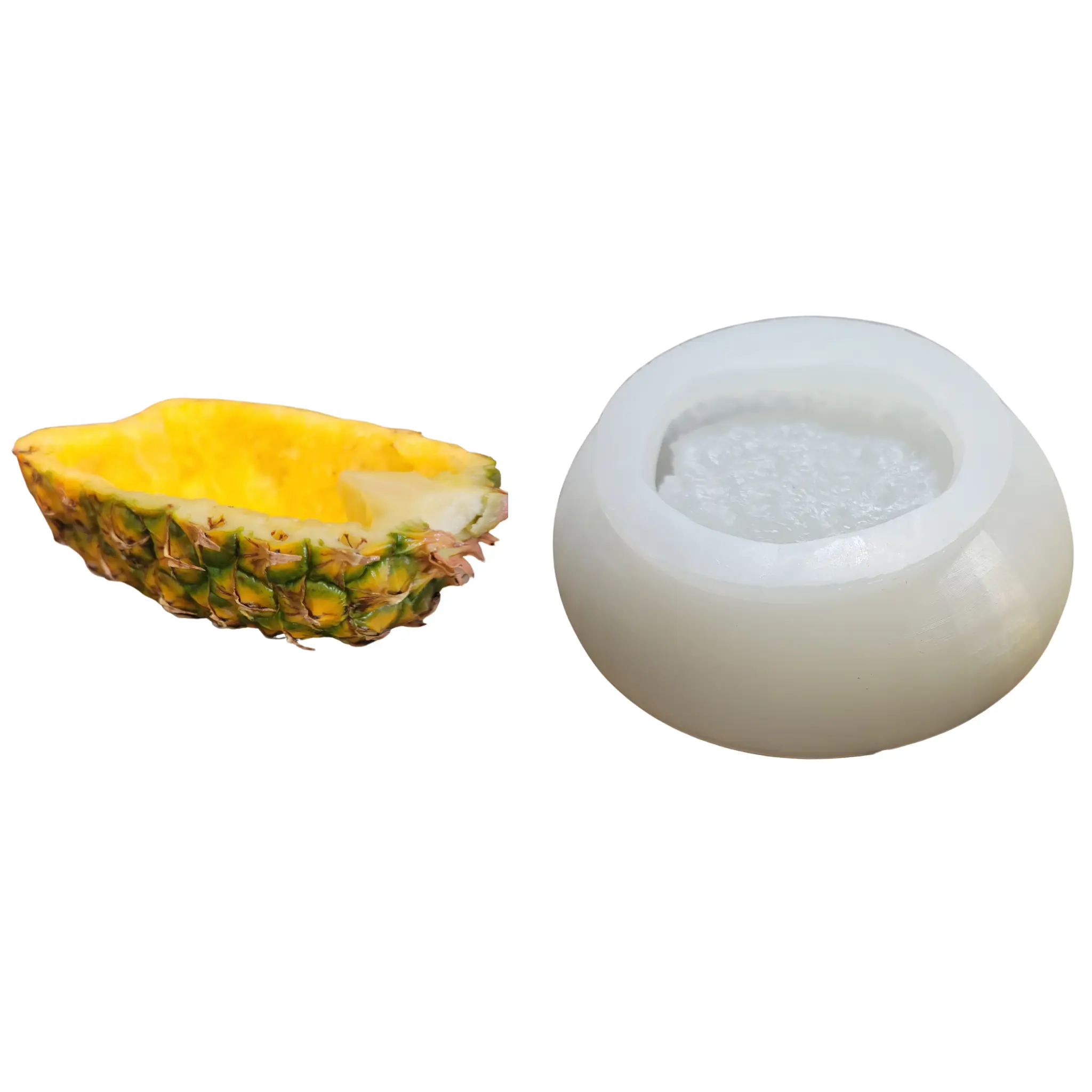 Mini Pineapple Bowl Silicone Mold| Soap Mold| Candle Mold | Mold for Wax| Not for Resin| Not Food Grade