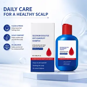 Selenium Disulfide Hair Care Shampoo: Anti-Dandruff Anti-ltch Oil Control Refreshing Scalp Cleanser Shampoo 120ML for Men and Women, Gentle Comfort Cleansing Conditioner Hair Care