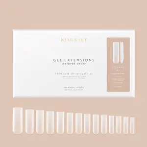 Square XL | Natural Gel Extensions