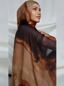 Fashionable Bohemian Long Scarf for Women, Outdoor Headscarf Shawl, Daily Wear Accessory, Birthday Gift, All Seasons Fitted Style, Turban Hijab