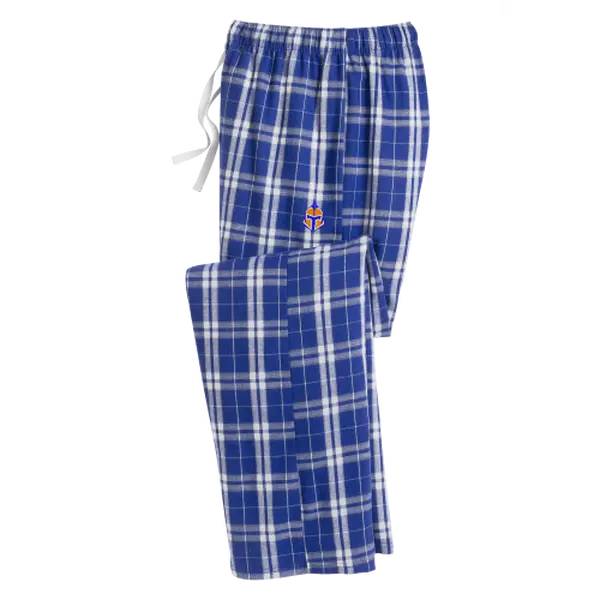 District Young Mens Flannel Plaid Pant with Titans embroidery logo