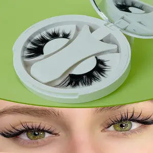 Ct-F Magnetic False Eyelashes Set, D Curl Reusable Cartoon Style, No Glue Needed, Easy to Use and Remove, Size 4-14mm