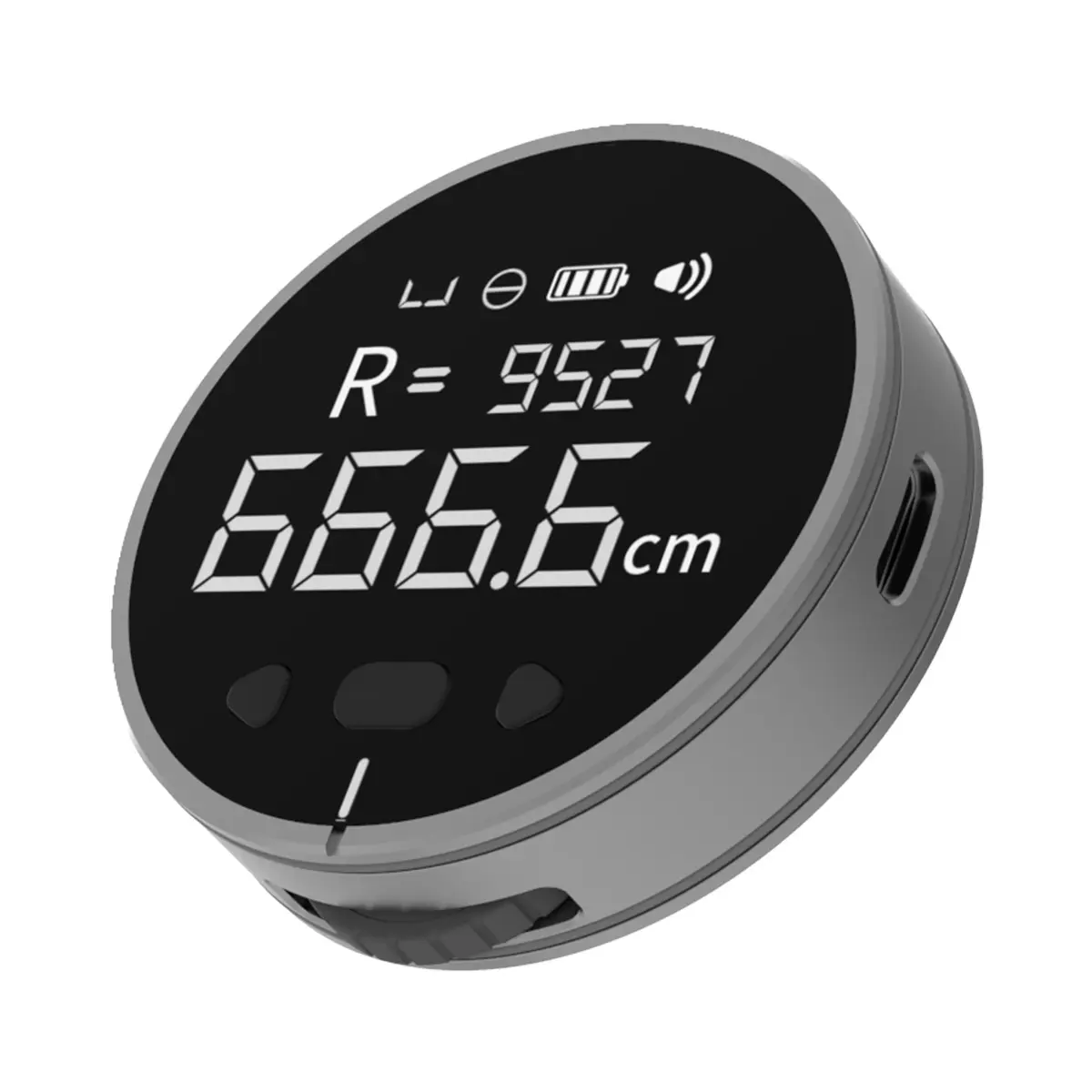 miniQ Electronic Digital Measuring Ruler 99M Range, Portable Roller Tape for Sewing Body Furniture DIY Curve Measurement