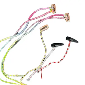 Synthetic Hairpiece Clip in Hair Wraps with Embroidery Floss Extensions & Braids in Various Colors and Styles for Trendy or Classic Looks