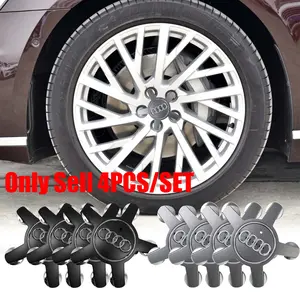 4PCS Car Five Claws Wheel Center Covers Hub Cap Decoration For Audi A4 B5 B6 B7 B8 B9 A1 A3 8V 8P 8L A6 C5 C6 C7 A5 A7 A8 Q3 Q5 Q7 TT S3 S6 Sline Quattro S4 S5 S7 S8 RS3 RS4 RS5 RS6 RS7 RS8 SQ3 SQ5 SQ7 RSQ3 RSQ5 RSQ7 TTS TTRS A8 A2 Q1 Q2 Q4 Q6 Q8