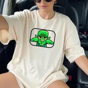 BOOHOO Meme Graphic Tee – Funny Back-to-School Shirt, Unisex Oversized Streetwear