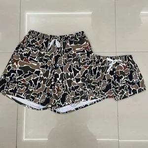 Adult Men Summer Swim Trunks Beach Wear Men Swim Shorts Old Camo bottom bathing shorts