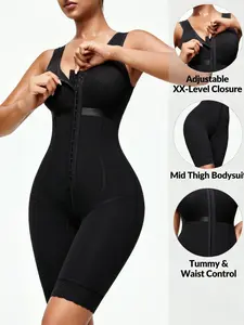 1 Count Women's Shapewear Bodysuit, Fajas, Colombian Shapewear Tummy Control Butt Lifter, Firm Control Body Shaper Jumpsuit with Adjustable Hooks, Sculpting Body Shaperwear for Daily Wear, Suitable For Daily Wear Or Gym