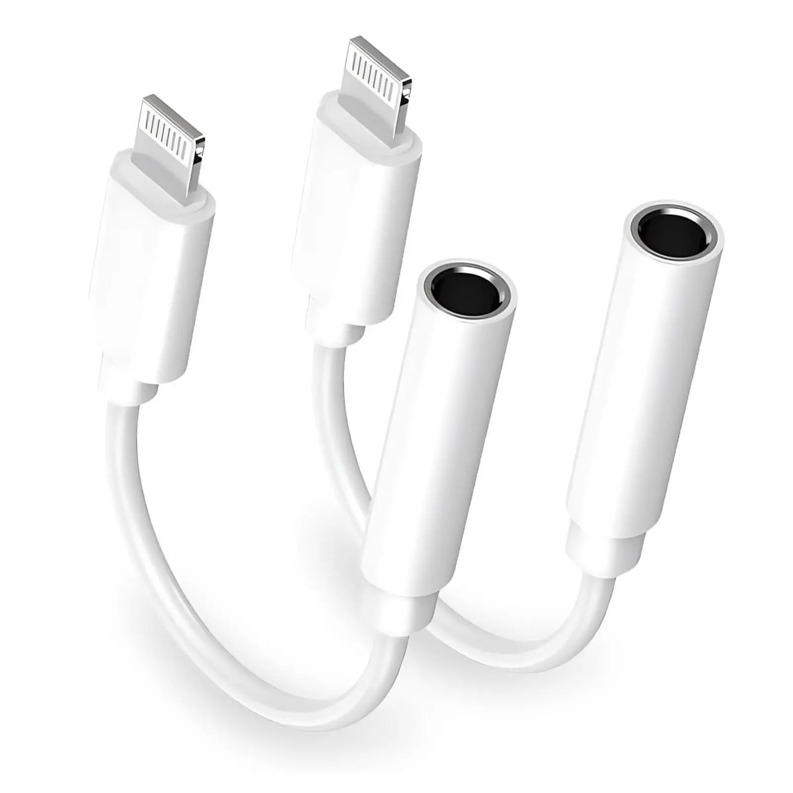 [apple Mfi Certified] 14 Pro Max Headphone Adapter  2 Pack Lightning To 3.5 Mm Jack Aux Audio Cable Dongle Compatible With 13 12 11 Xs Xr X 8 Ipad