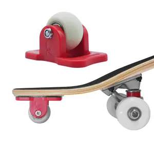 Wheele PRO - Professionally Designed Skateboarding Training Wheel for Easy and Safe Balance and Manual Training - Start today! Red