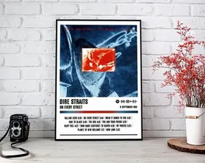 Dire Straits Poster Print | On Every Street Album Poster | Music Poster | Album Cover Poster | Wall Decor | Music Gift