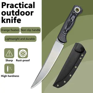 Premium Stainless Steel Kitchen Knife - Sharp Chef's Knife with Ergonomic Non-Slip Handle for Meat, Vegetables, and Fruit