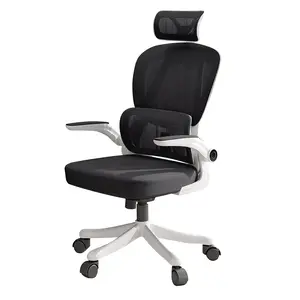 【Black Friday】 Ergonomic Office Chair Comfort Home Desk Chair Adjustable High Back Mesh Chair Lumbar Support Computer Chair with Flip-up Arms for Gaming office chair