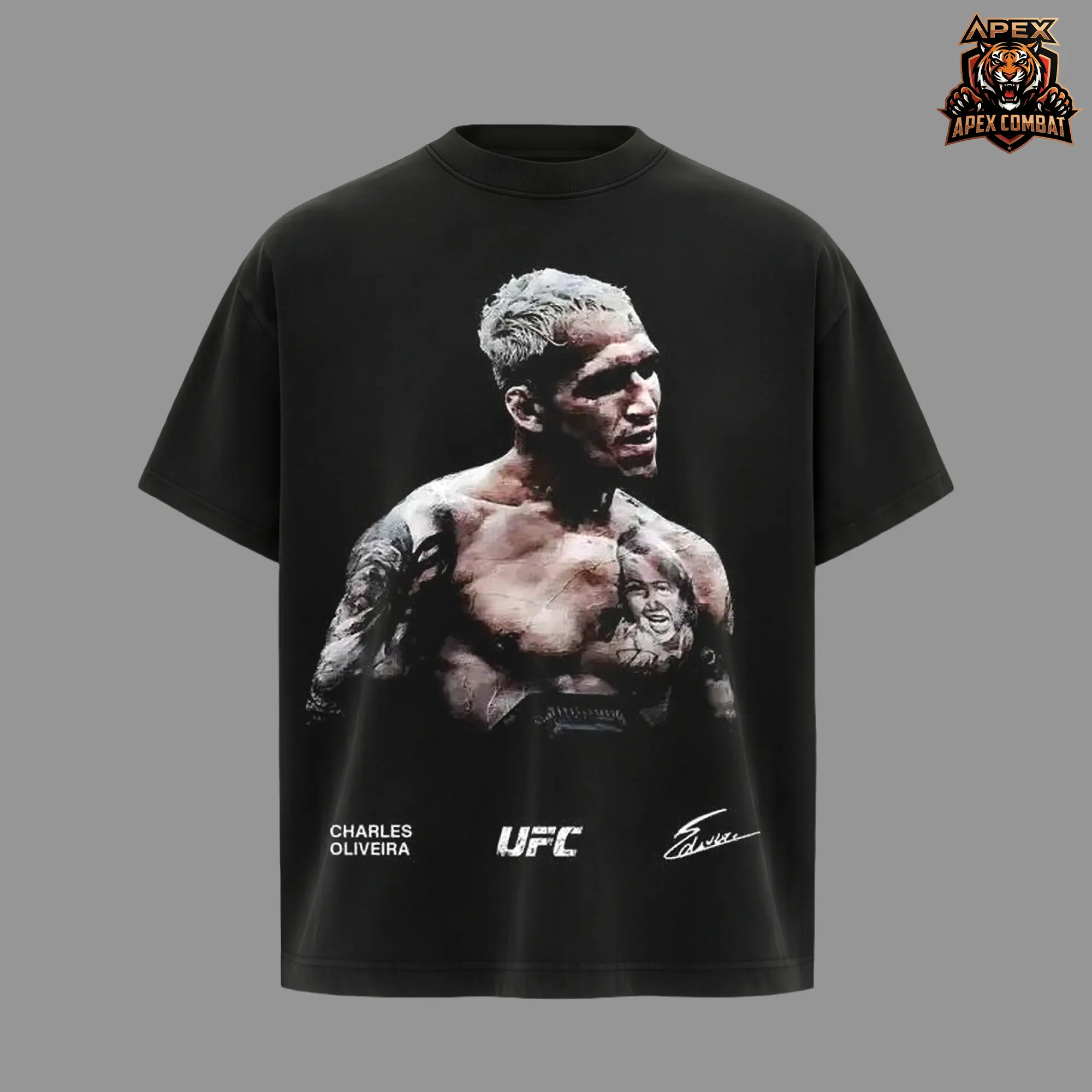 Charles Oliveira Graphic Tee , Boxing T-shirt, Sports Shirt, UFC Shirt, MMA Shirt, Workout T-shirt, Gift for Him Her, Streetwear, Menswear