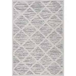 Gambang 3D Trellis Area Rug - Clearance